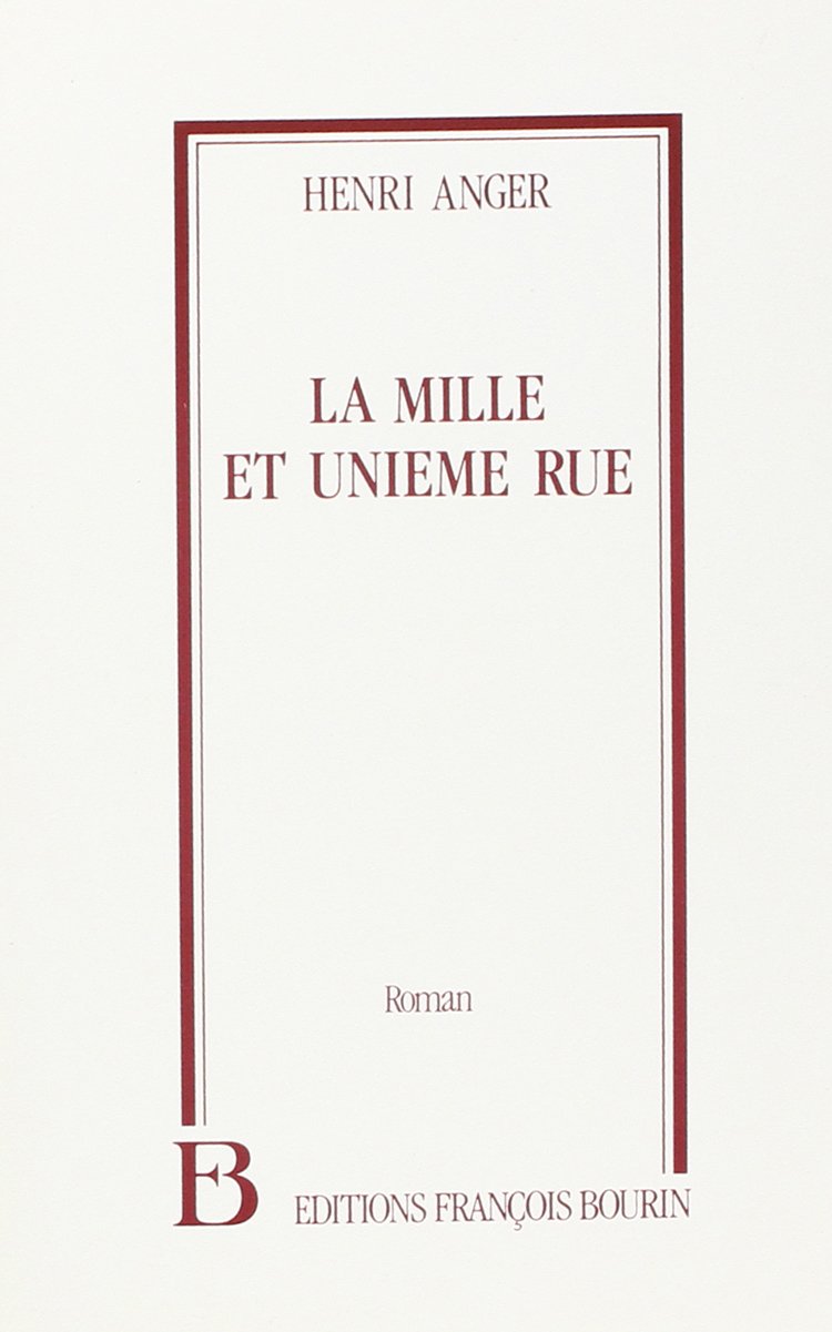 MILLE ET UNIEME RUE 9782876860056
