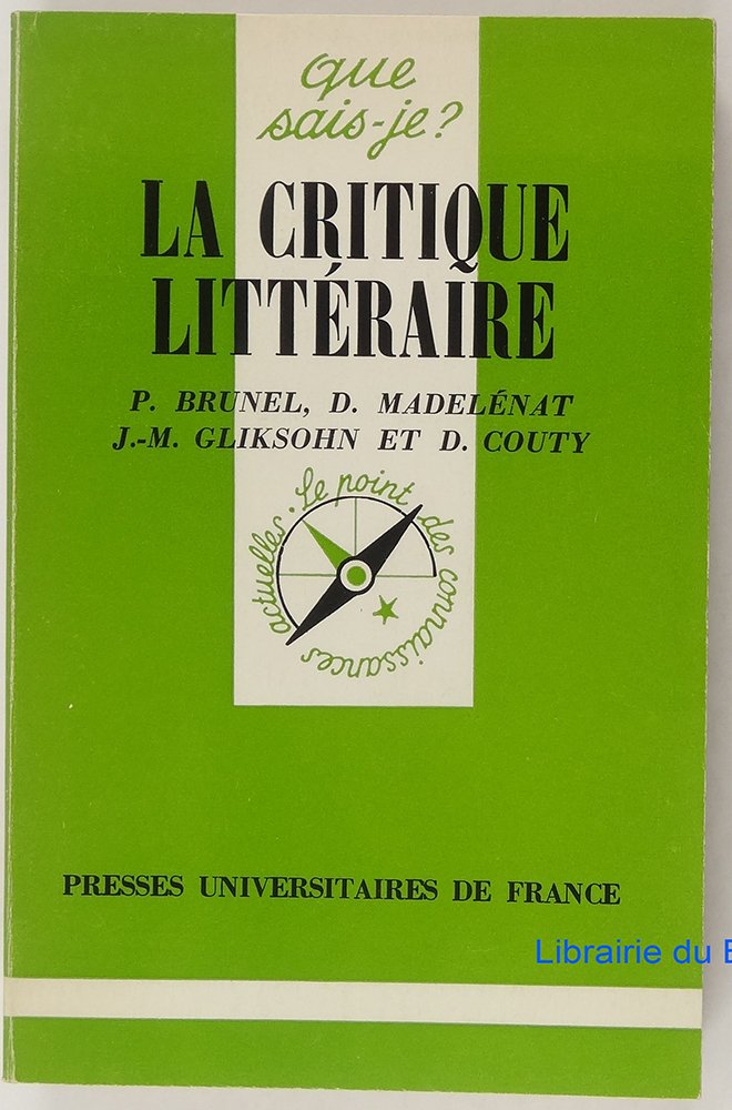 La Critique littéraire 9782130439066