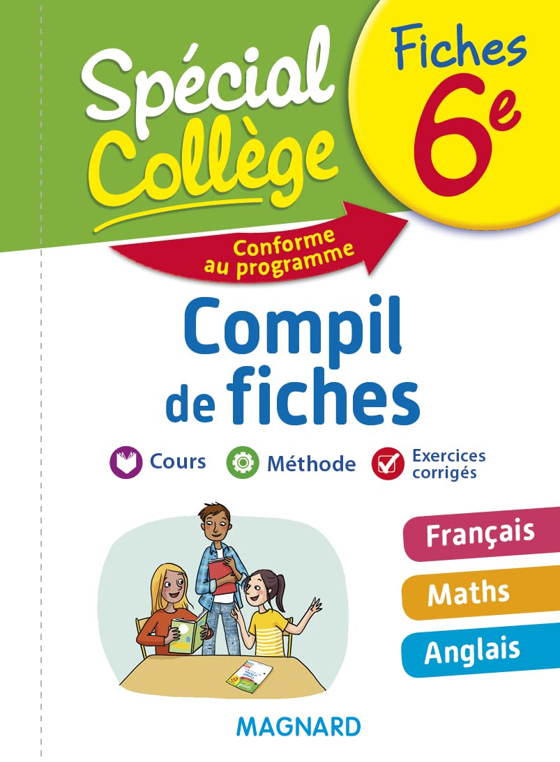 Spécial Collège Compil de fiches 6e 9782210758414
