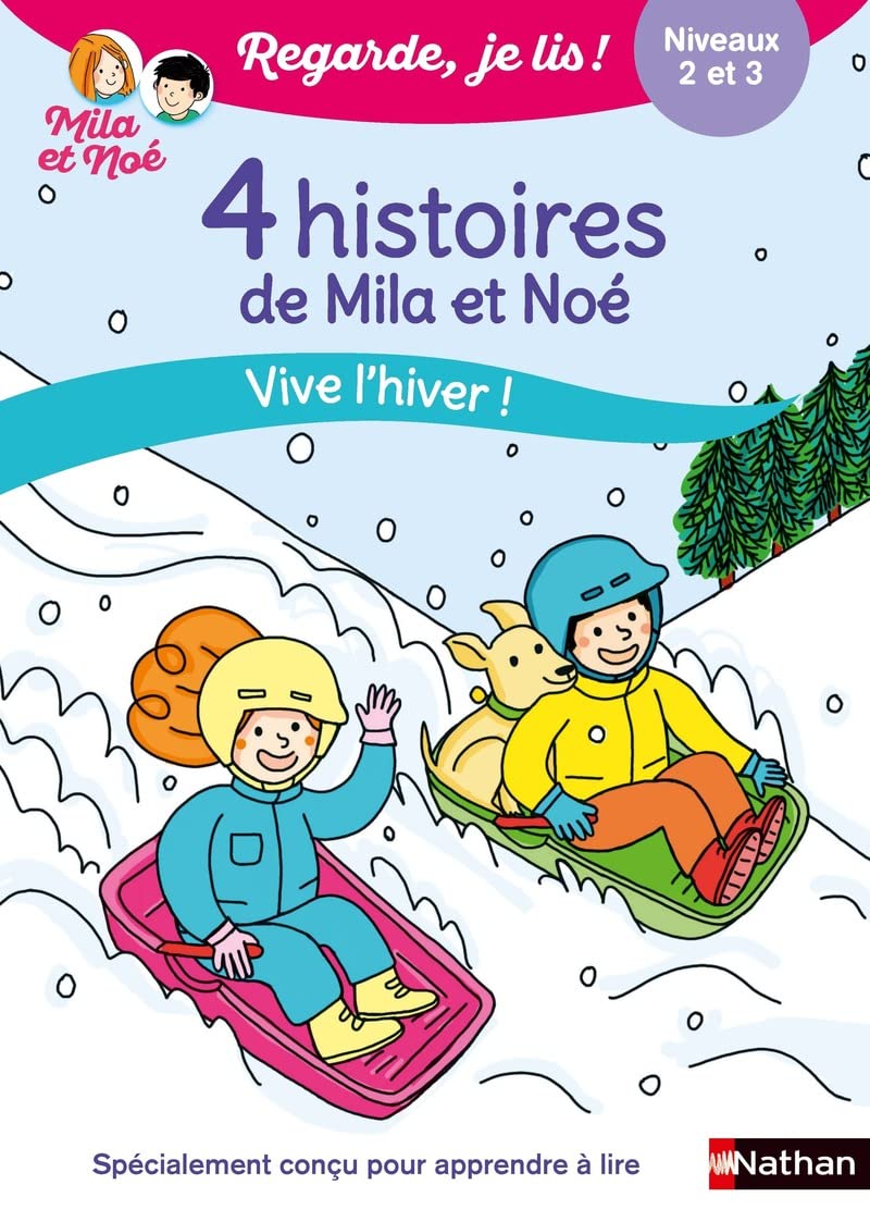 Vive l'hiver ! - 4 histoires de Mila et Noé - Regarde je lis ! - Dès 6 ans 9782095002985