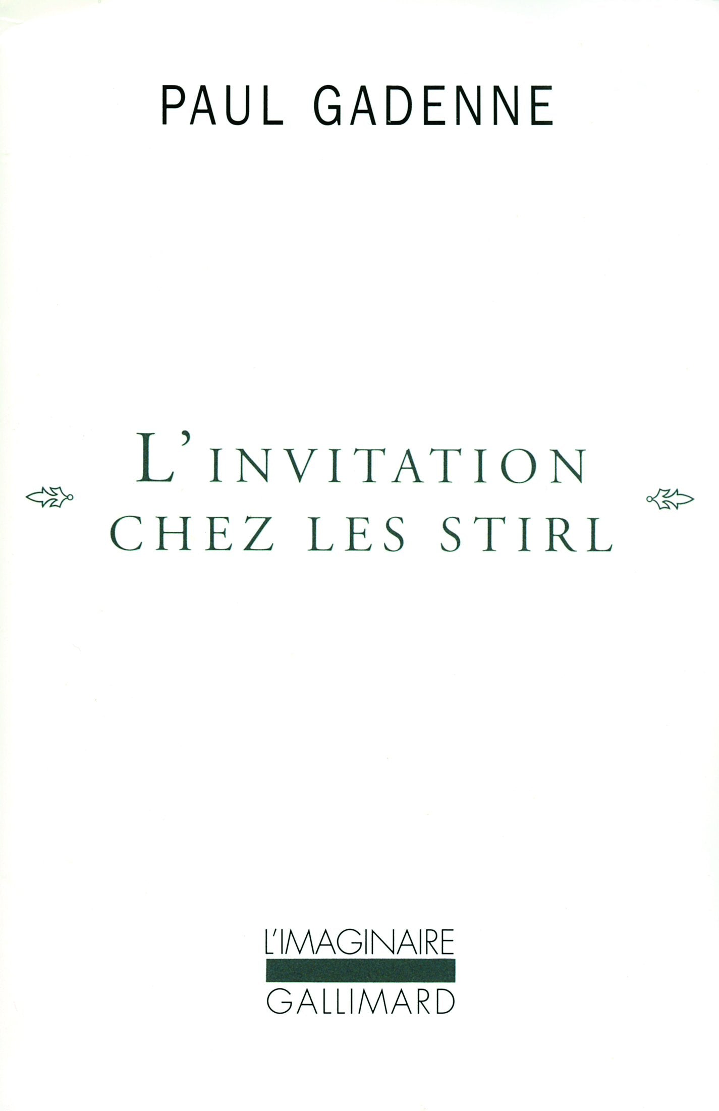 L'invitation chez les Stirl 9782070740161