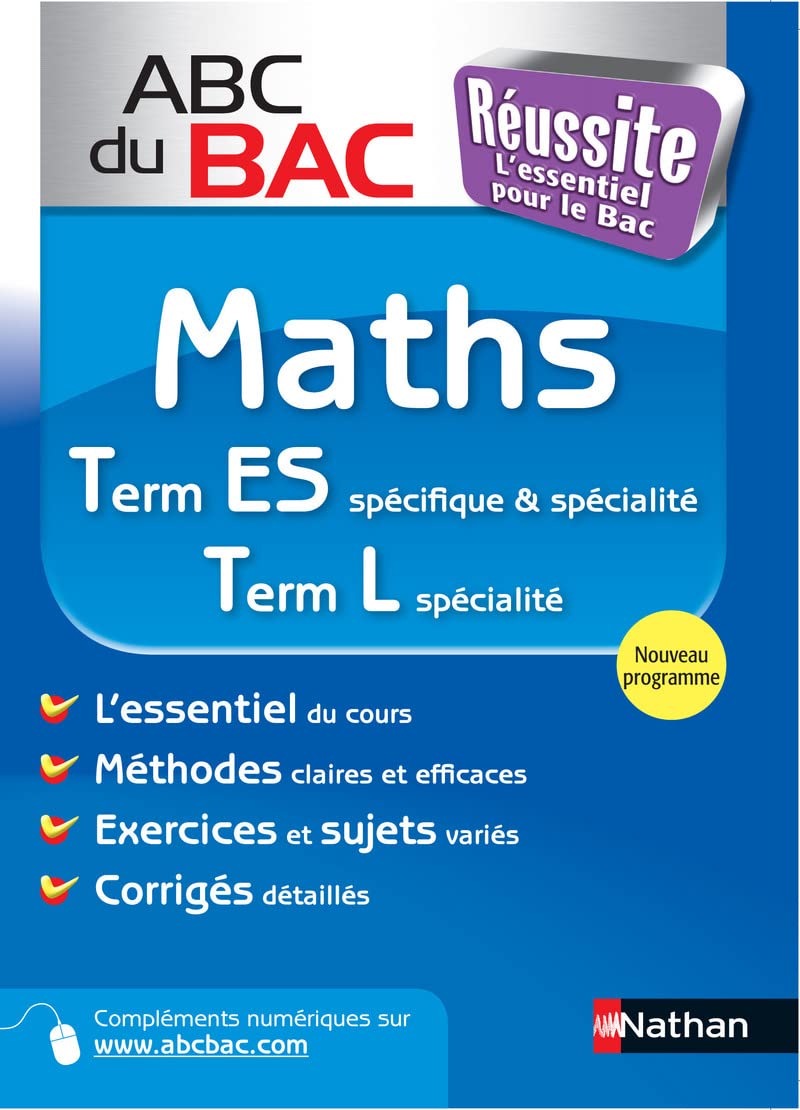 ABC du BAC Réussite Maths Term ES.L 9782091883748