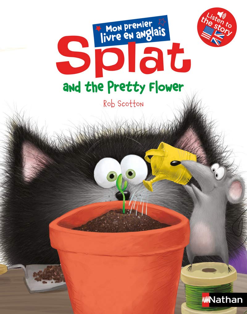 Splat and the pretty flower - Mon premier livre en anglais 9782092580592