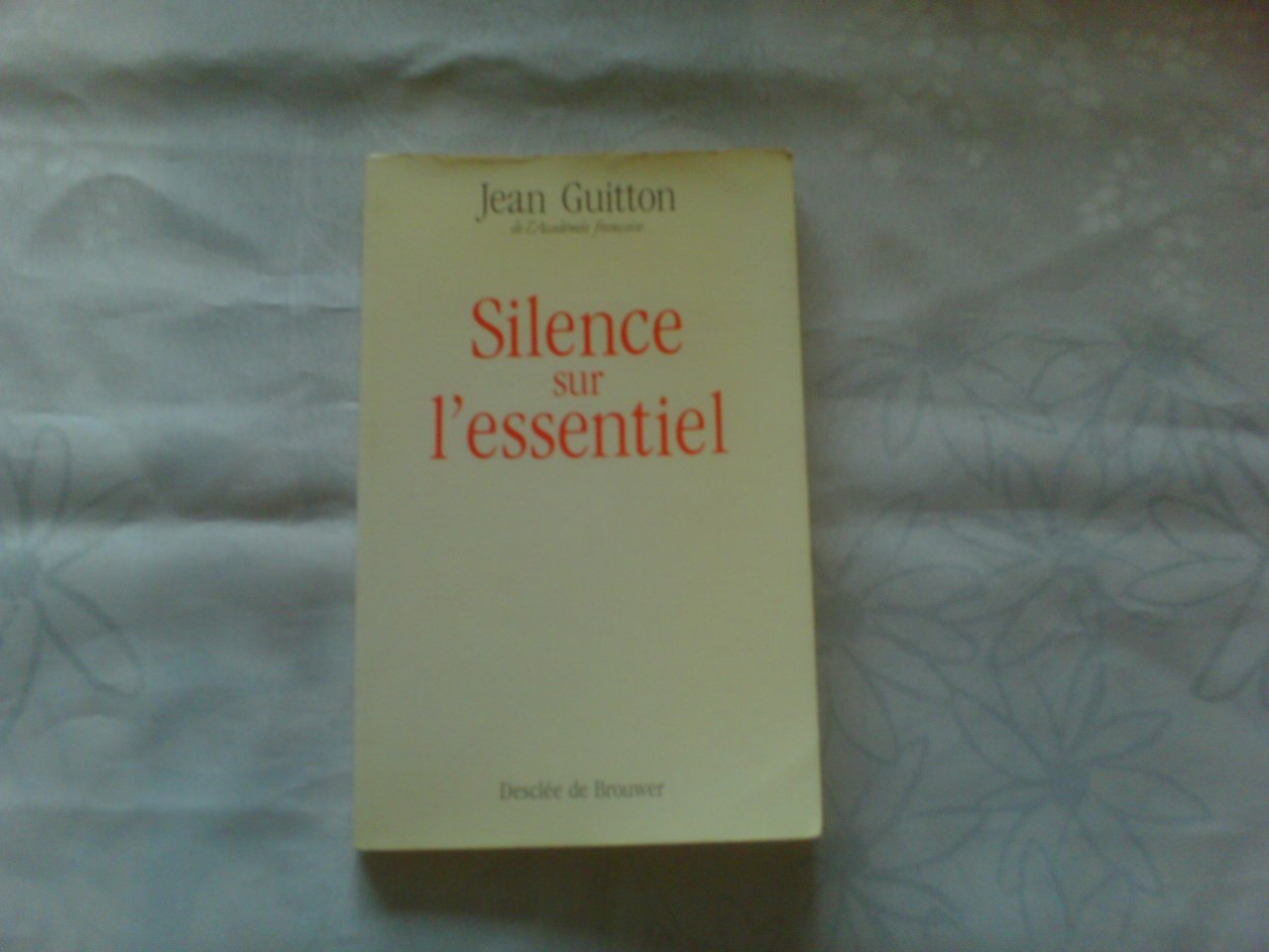 Silence sur l'essentiel 9782220026220