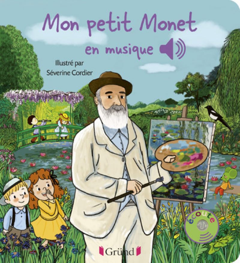 Mon petit Monet en musique – Livre sonore avec 6 puces – Dès 1 an 9782324025969