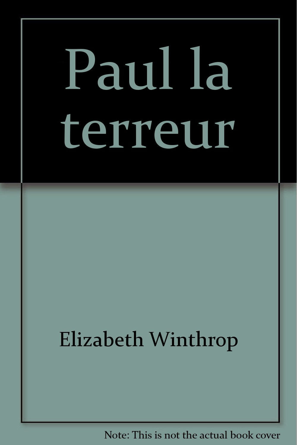 Paul la Terreur 9782070391592