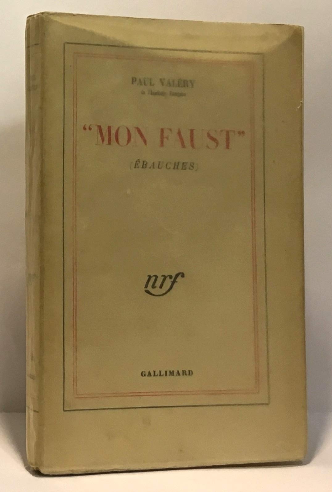 MON FAUST (EBAUCHES) 