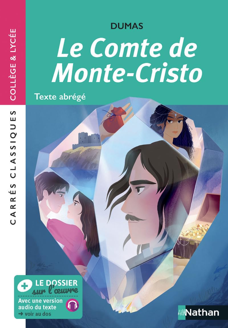 Le Comte de Monte-Cristo - Edition pédagogique Collège et Lycée - Carrés classiques - Texte abrégé 9782095033231
