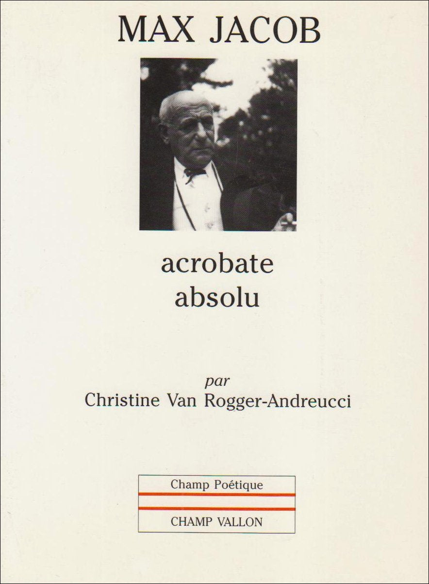 Max Jacob: Acrobate absolu 9782876731714
