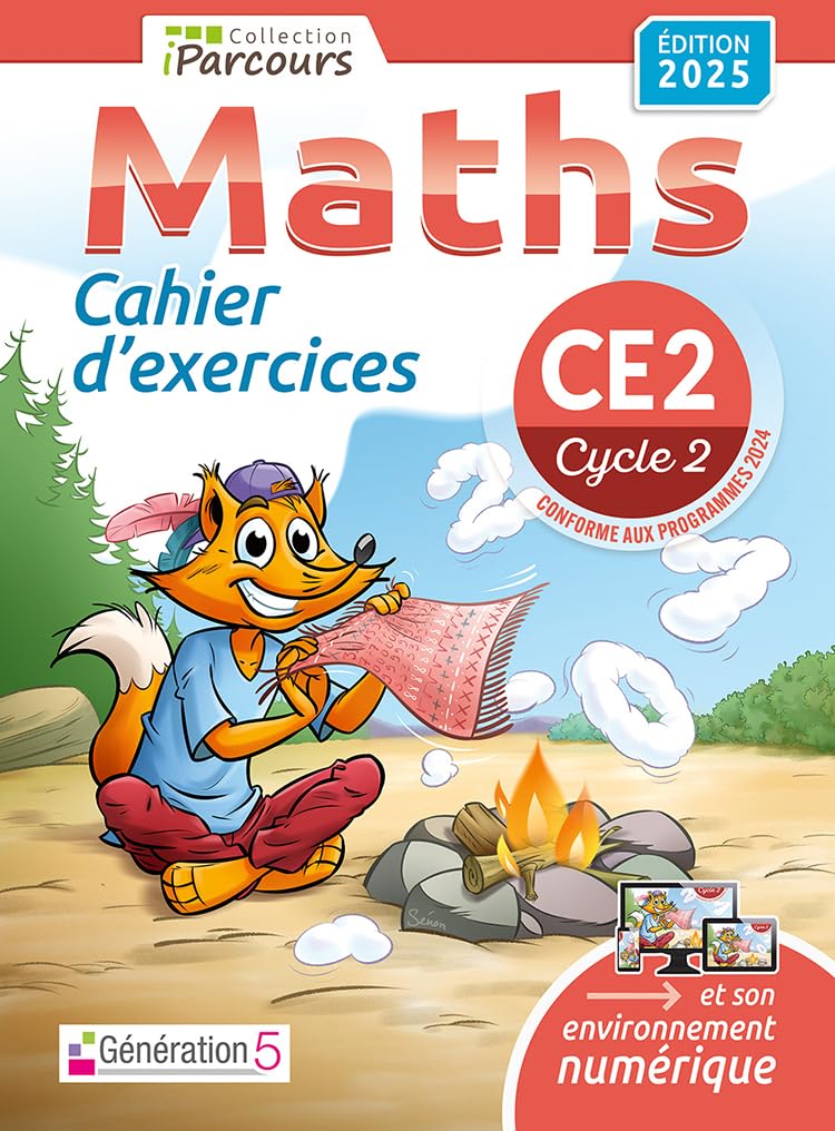 Maths CE2 iParcours: Cahier d'exercices 9782362464584