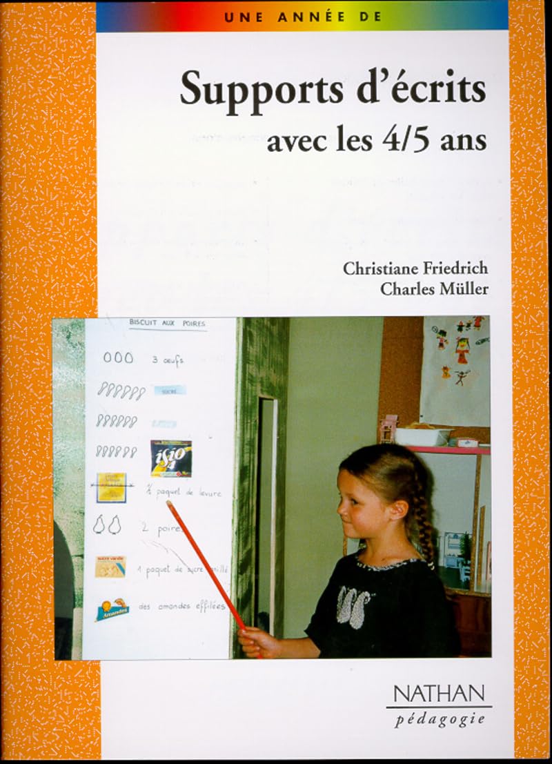 Supports d'écrits avec les 4, 5 ans 9782091730547