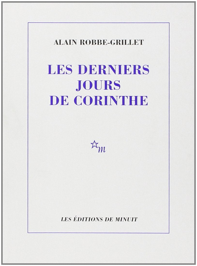 Les Derniers Jours de Corinthe 9782707314796