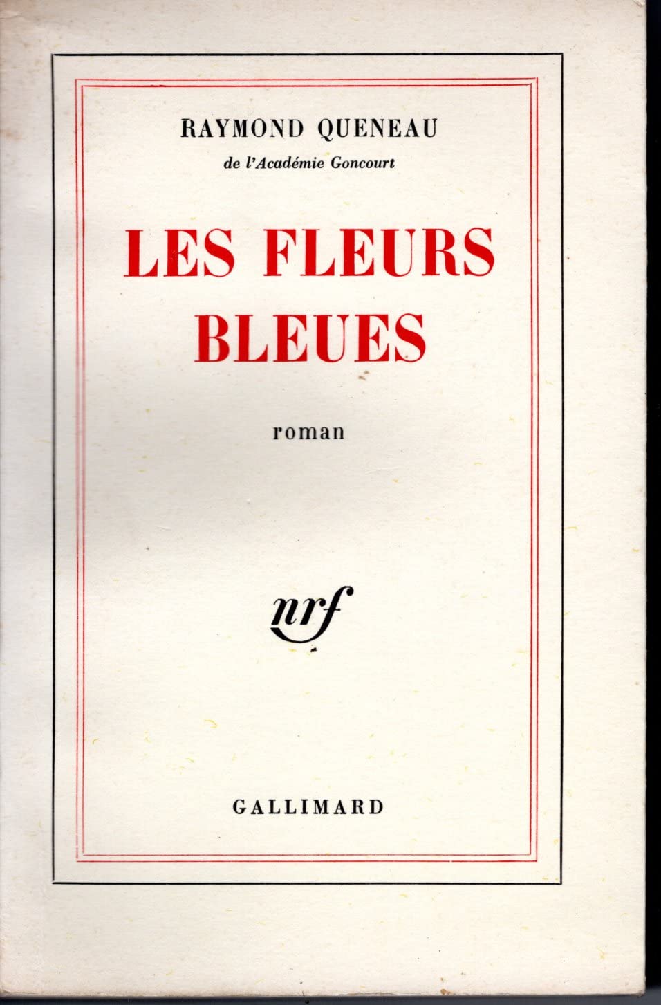 LES FLEURS BLEUES 9782070173778