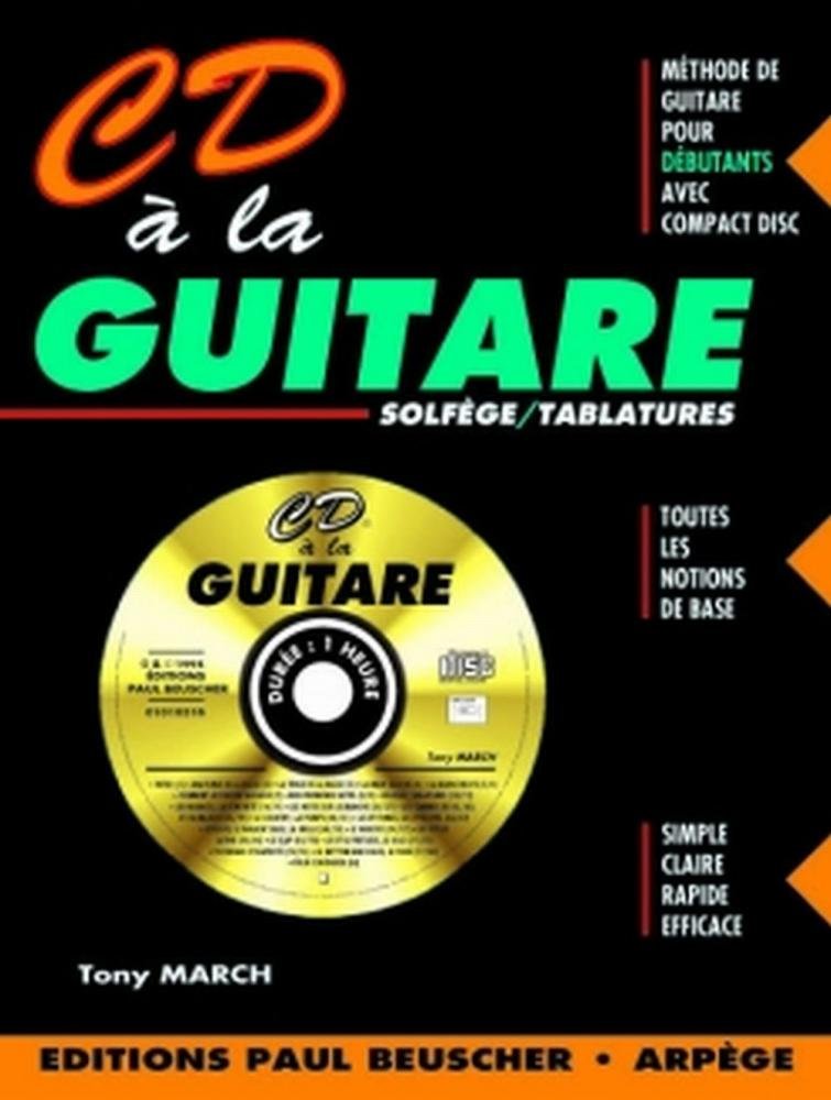 Partition : CD a la guitare Tony March 3137990005368