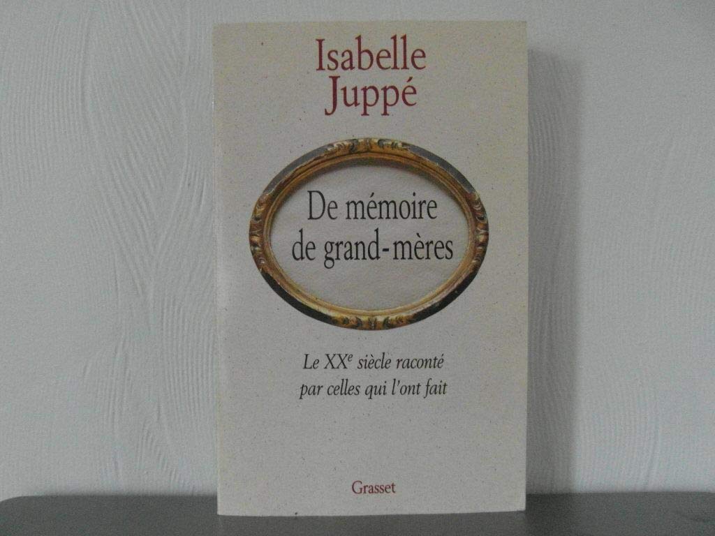 De mémoire de grand-mères 9782246504115
