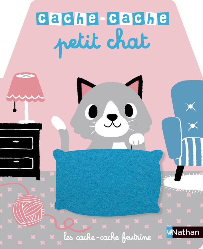 Cache-cache petit chat - Livre matière - éveil - Dès 6 mois 9782092579886