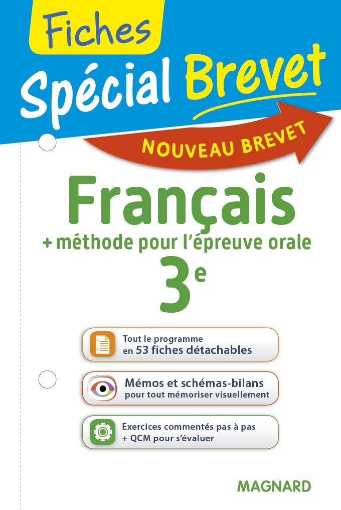 Spécial Brevet - Fiches Français 3e - Nouveau programme 2016 9782210751729