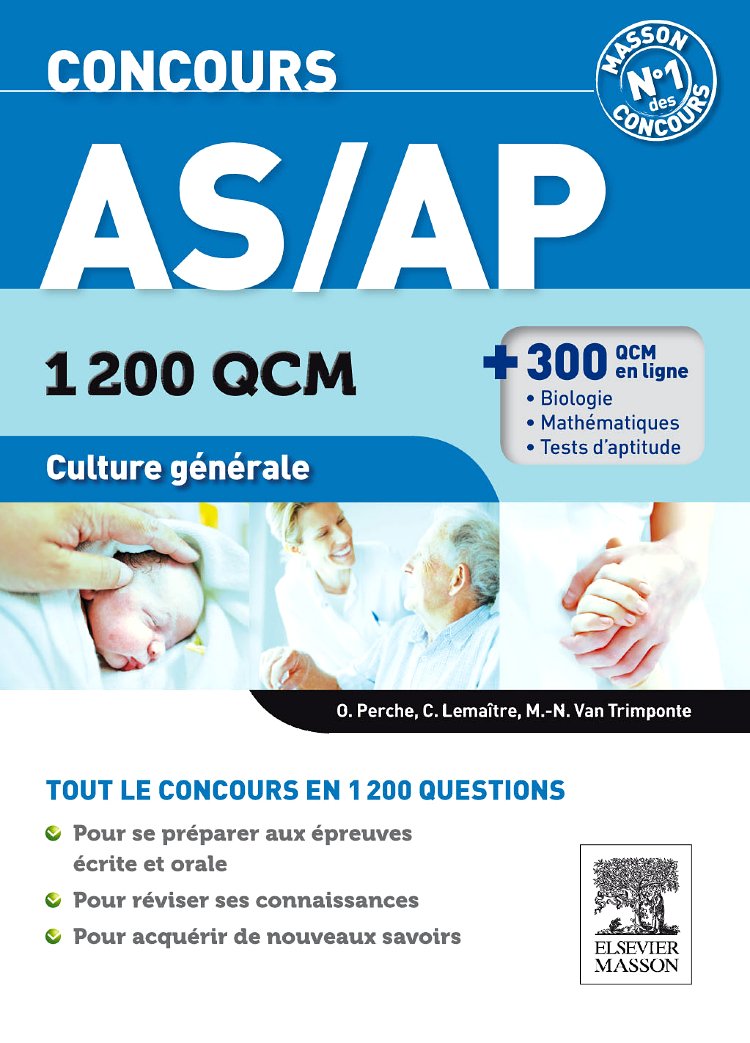 Concours AS/AP - 1200 QCM culture générale 9782294715440