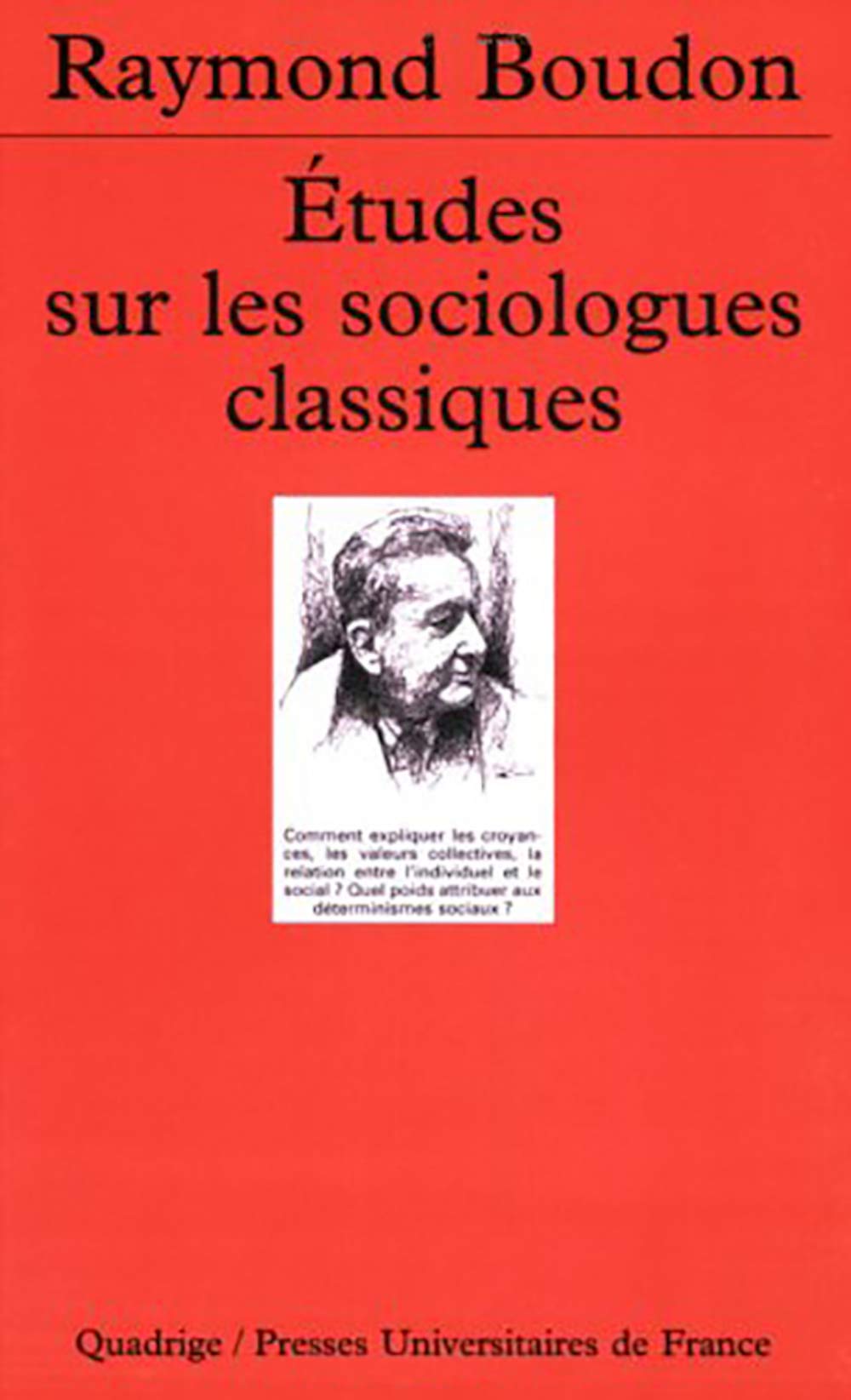 Études sur les sociologues classiques 9782130497080