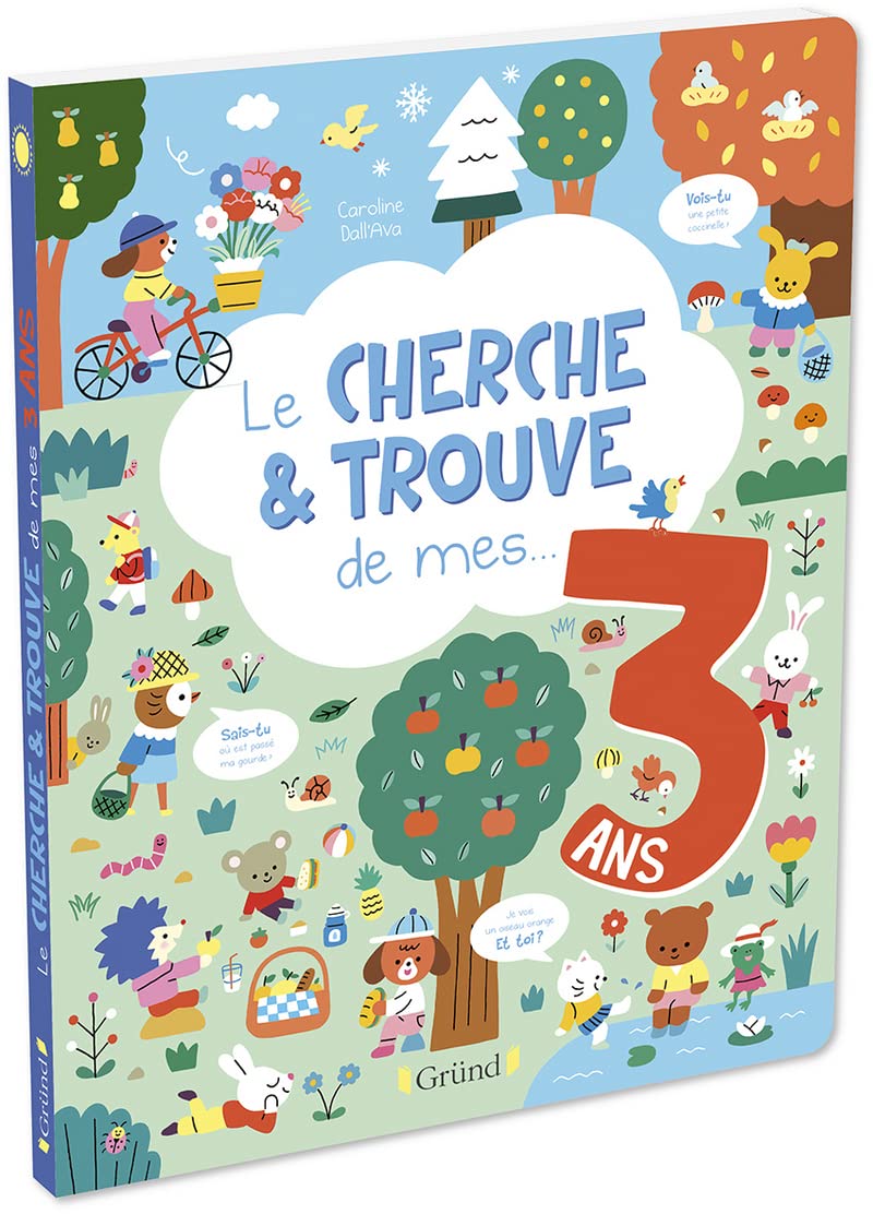 Cherche-et-trouve de mes 3 ans – Album tout-carton – 9782324029981