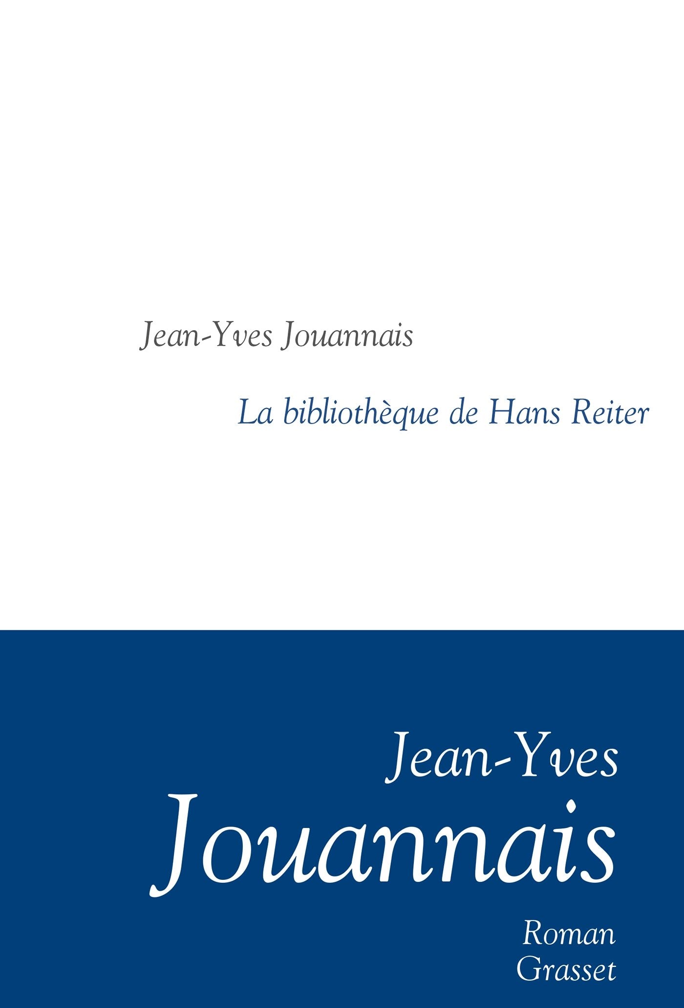 La bibliothèque de Hans Reiter: Collection littéraire dirigée par Martine Saada 9782246857761