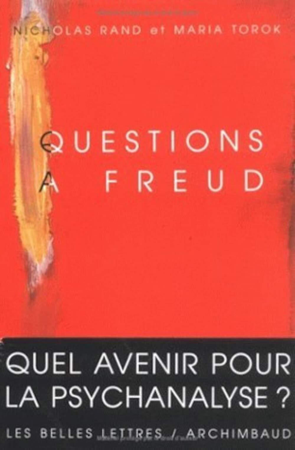 Questions à Freud.: Du devenir de la psychanalyse. 9782251743004