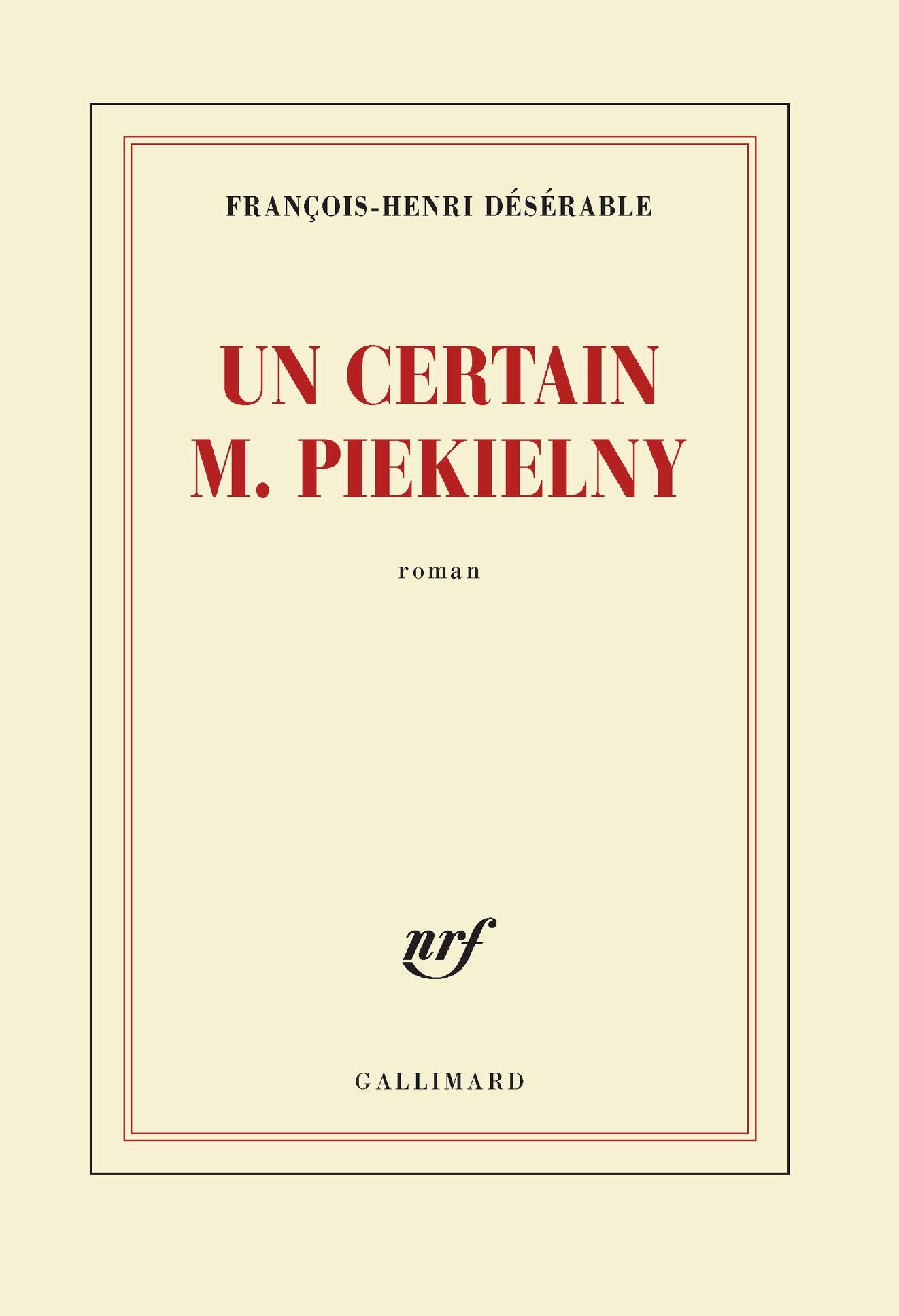 Un certain M. Piekielny 9782072741418