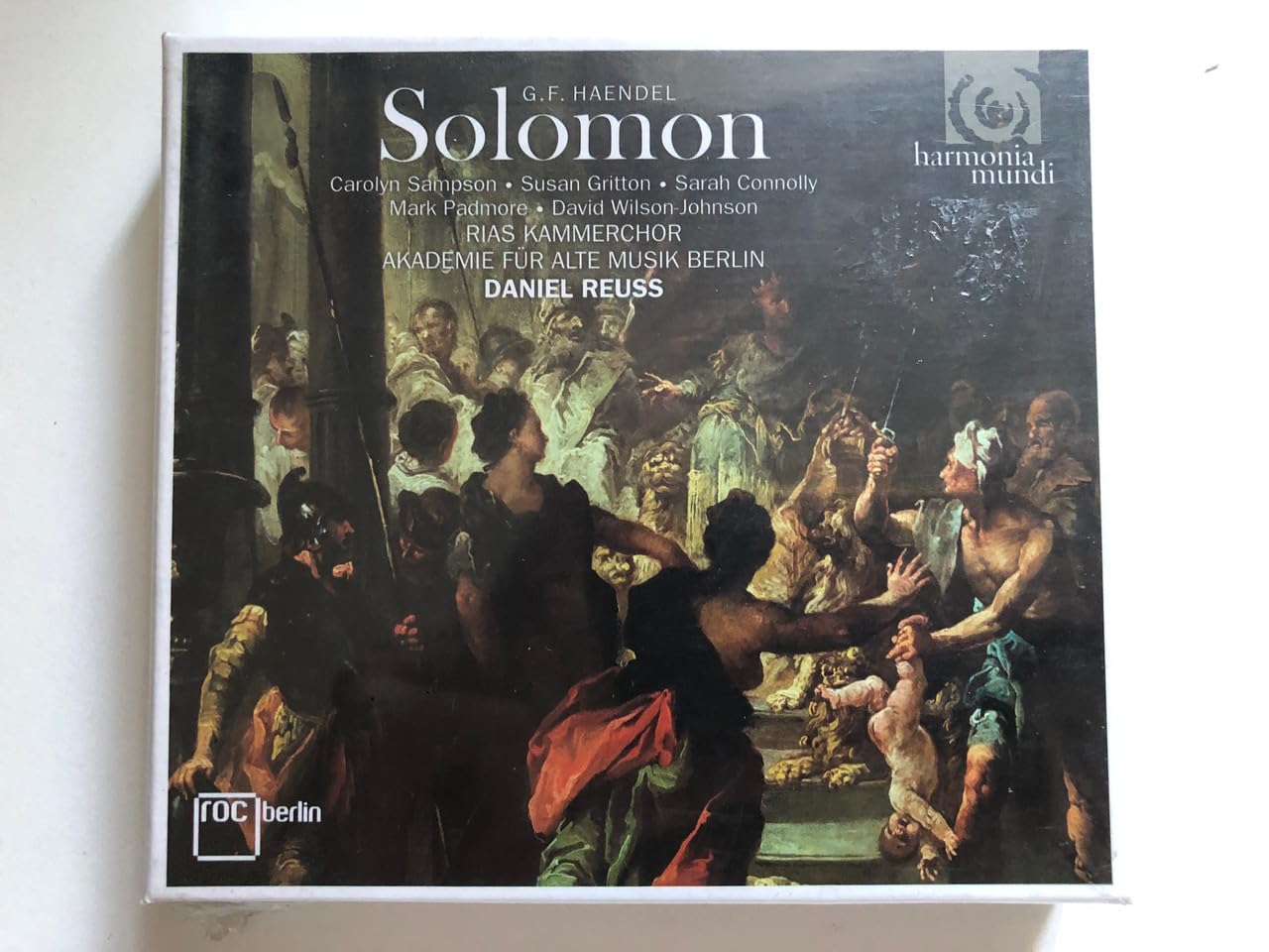 Haendel - Solomon / Sampson, Gritton, Connolly, Padmore, Wilson-Johnson, RIAS Kammerchor, AfAMB, Reuss 0794881848423