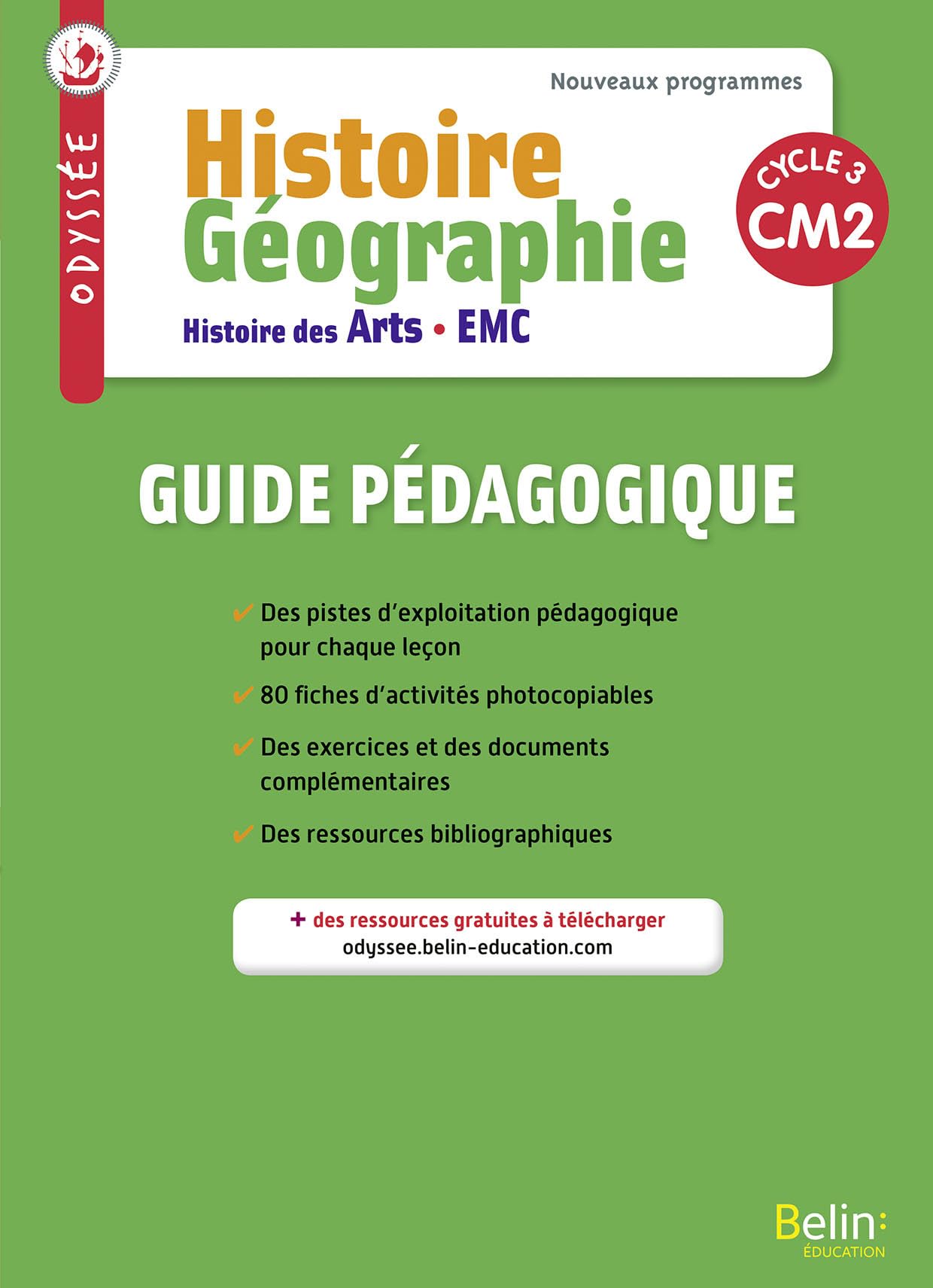 Odyssée CM2 - Guide pédagogique 2017 9782410000795