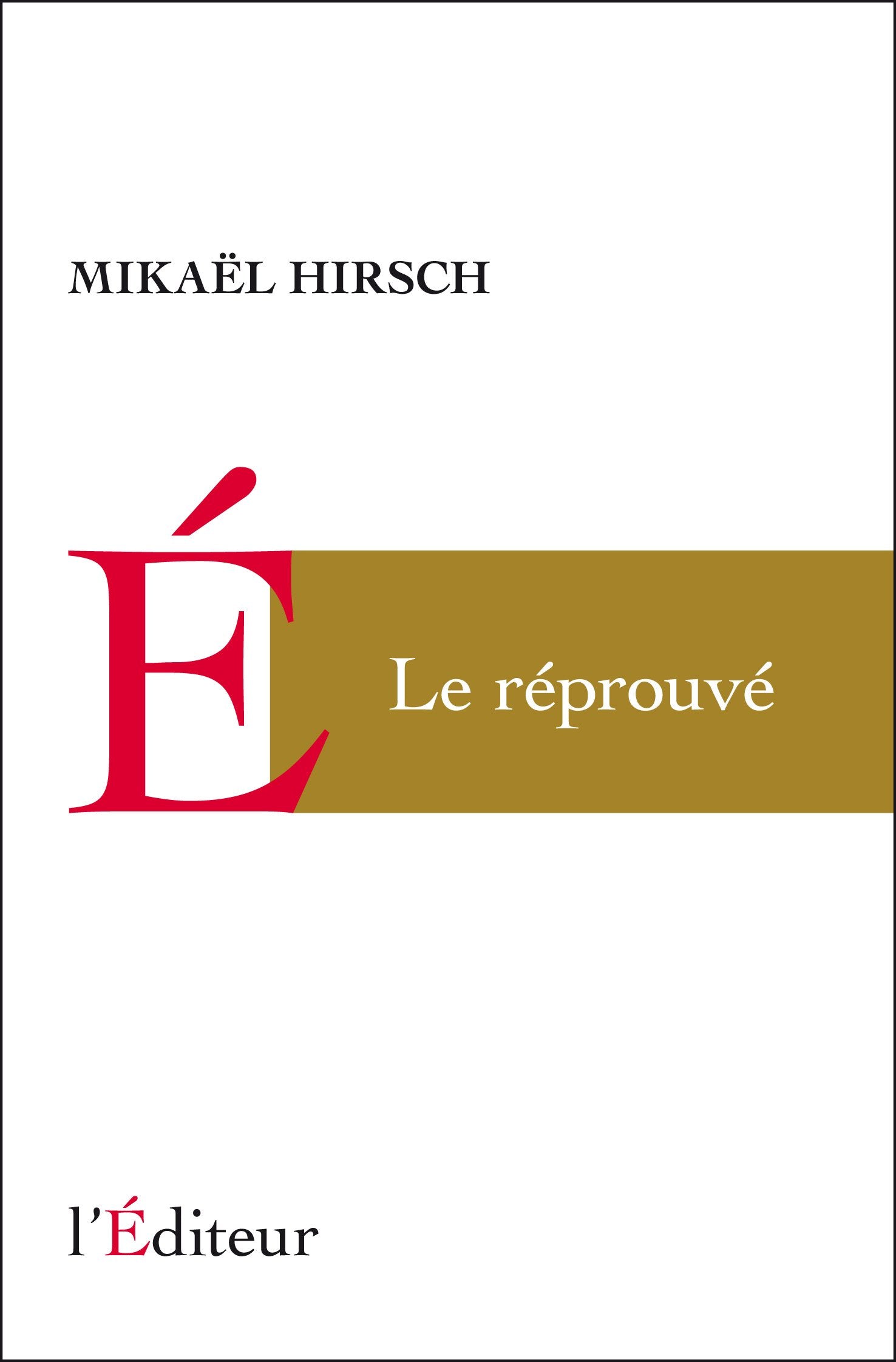 Le Réprouvé 9782362010088