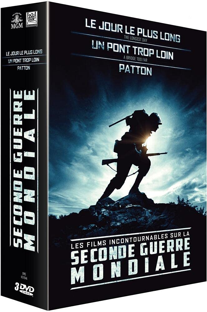 Seconde Guerre Mondiale : Le Jour le plus long + Patton + Un Pont trop loin [Pack] 3344428058043