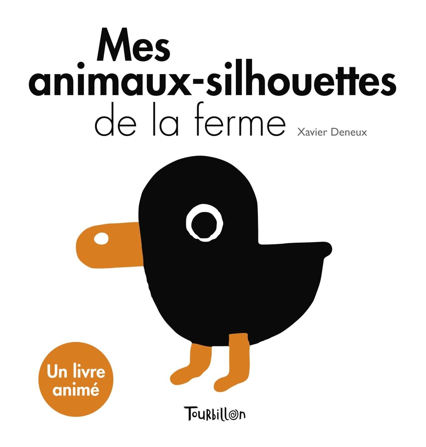 Mes animaux-silhouettes de la ferme - Blanc et Noir 9791027604166