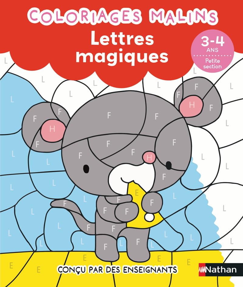 Lettres magiques - Petite section - Coloriages malins - Dès 3/4 ans 9782095029678