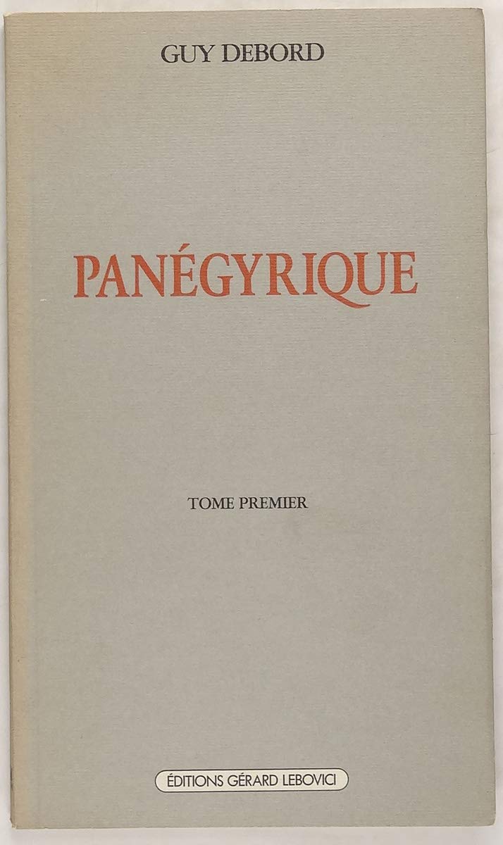 Panégyrique. Tome 1 9782851842244