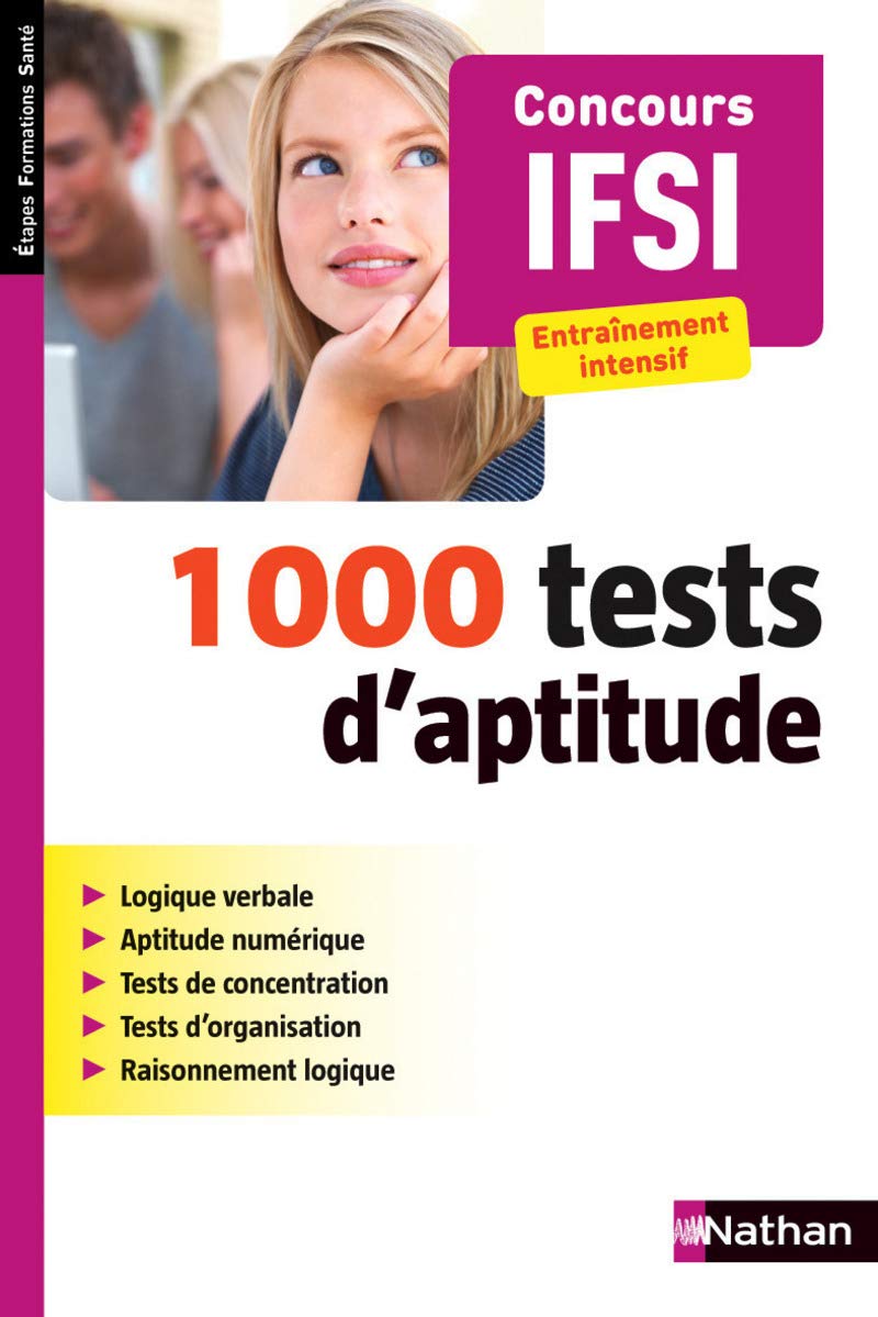 1000 tests d'aptitude - Concours IFSI 9782091639352