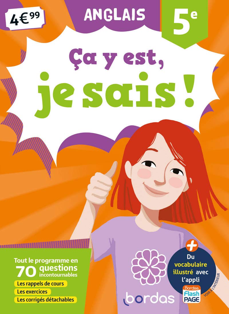 Ça y est, je sais ! - Anglais 5e 9782047357415