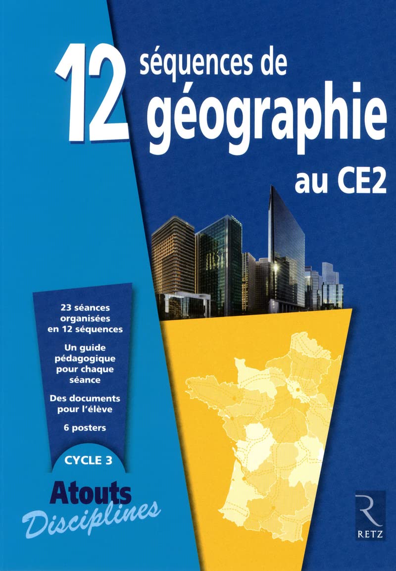 12 séquences de géographie au CE2: Fichier 9782725631677