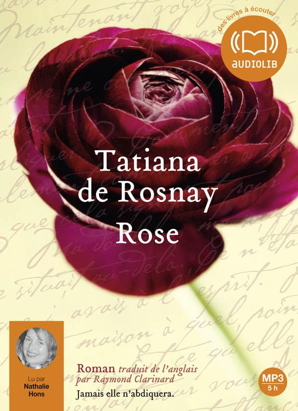 Rose: Livre audio 1 CD MP3 9782356412799