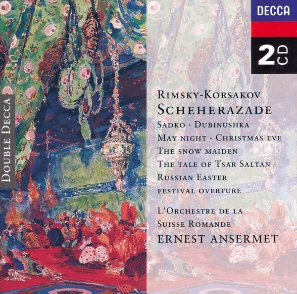 Rimsky-Korsakov : Schéhérazade - La Grande Pâque Russe - La Nuit de Mai - La Fille des Neiges - Le Conte du Tsar Saltan (extraits)... 0028944346428