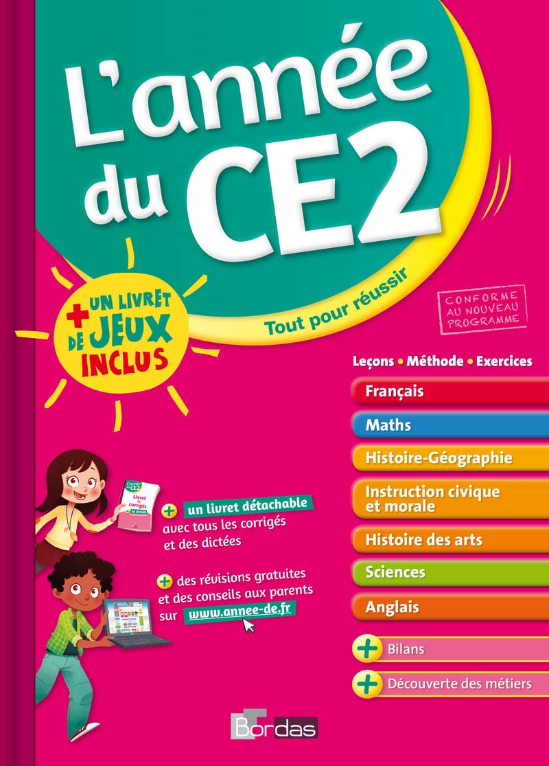 L'année du CE2 - Spécial vacances : livret de jeux offert ! 9782047351215