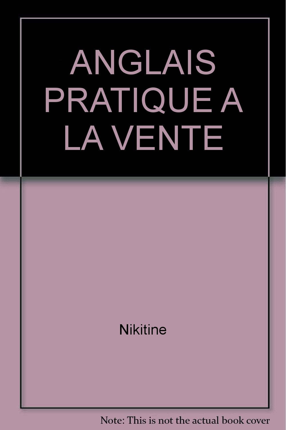 Anglais Pratique A La Vente 9780245501692