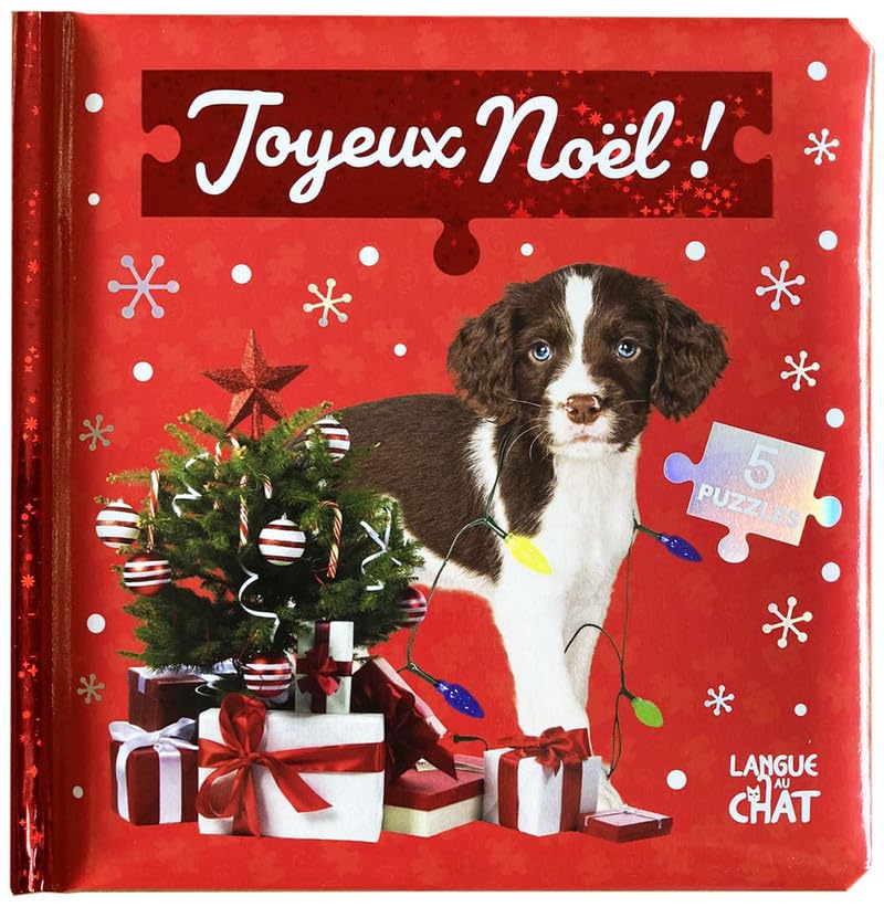 Bébé touche-à-tout - Mon livre puzzle - Joyeux Noël ! - Imagier - Dès 18 mois 9782806313195