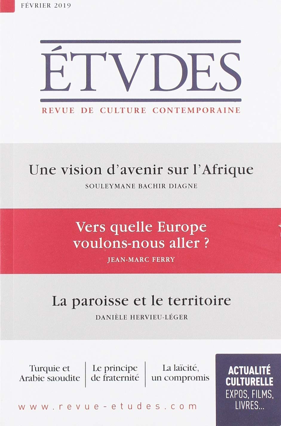 Etudes 4257 - Février 9782370961686