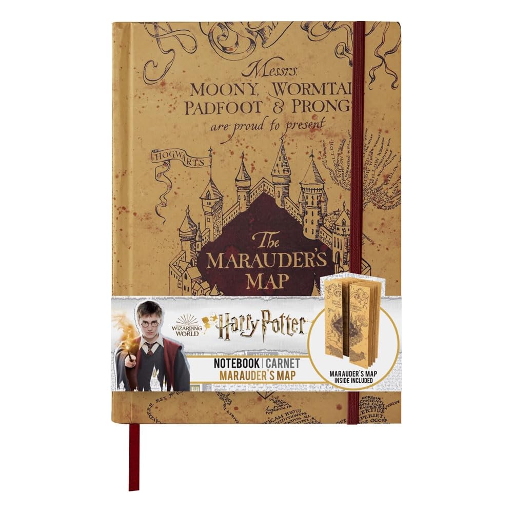 Cinereplicas - Harry Potter - Carnet 120p (Carnet Carte du Marauder) 4895205605534