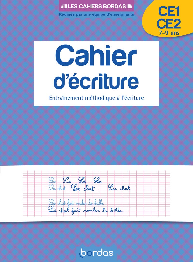 Cahier d'écriture CE1/CE2 9782047351482
