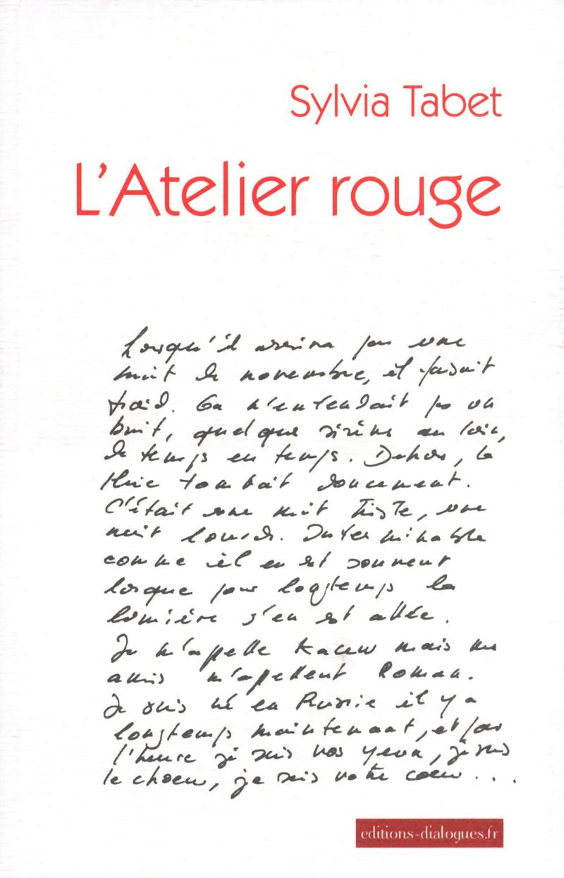 L'atelier rouge 9782918135180