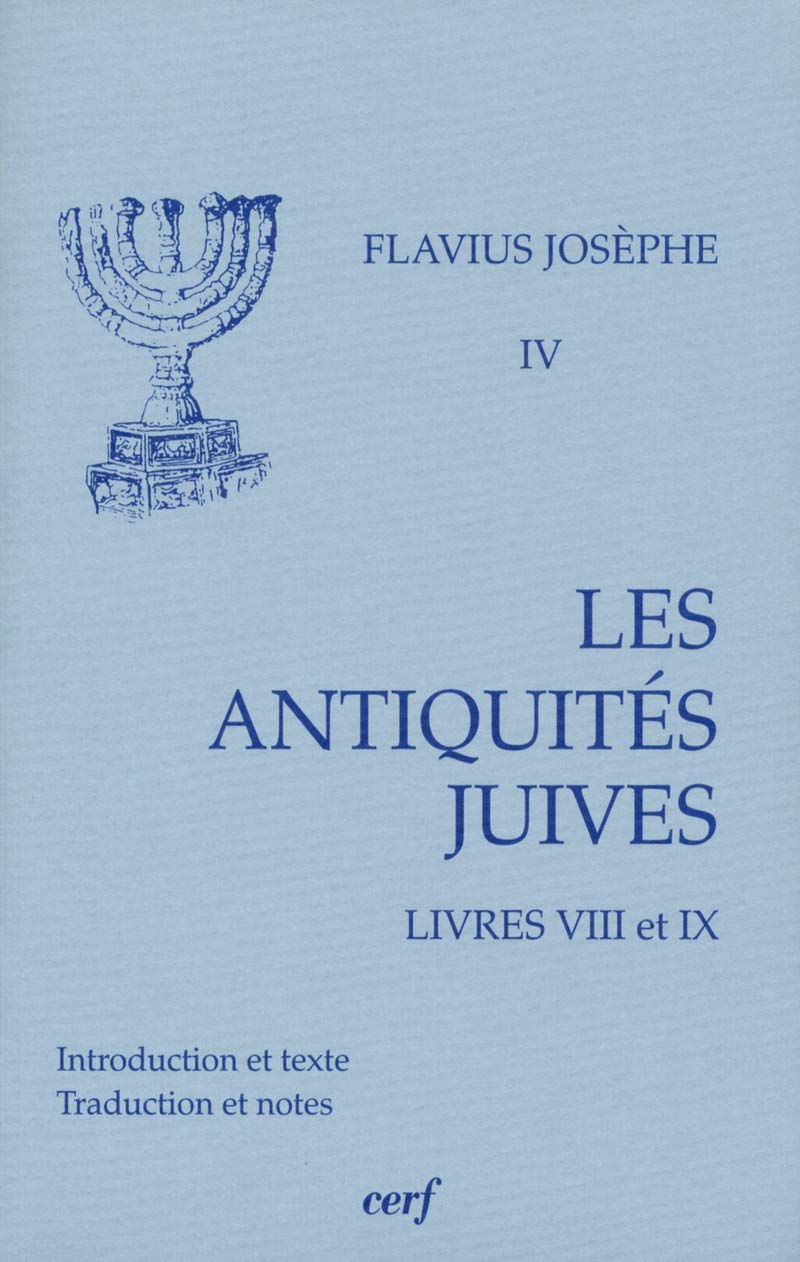 Les Antiquités juives, livres VIII-IX 9782204078160