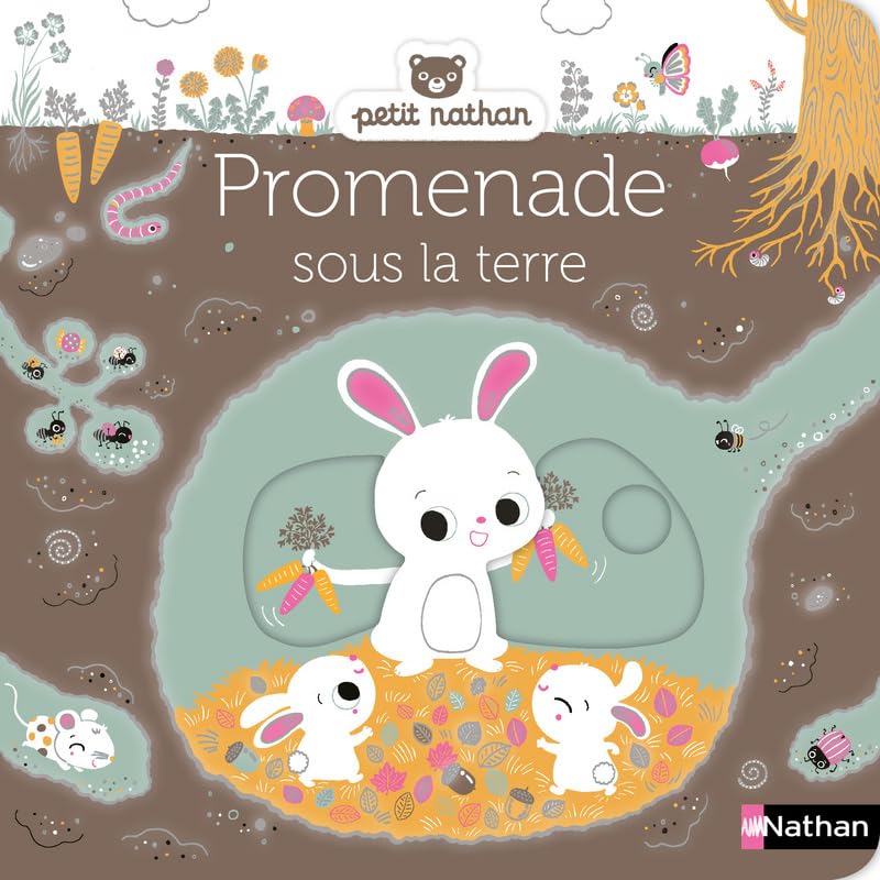 Promenade sous la terre - livre d'éveil animé, pour les bébés dès 6 mois 9782092596586