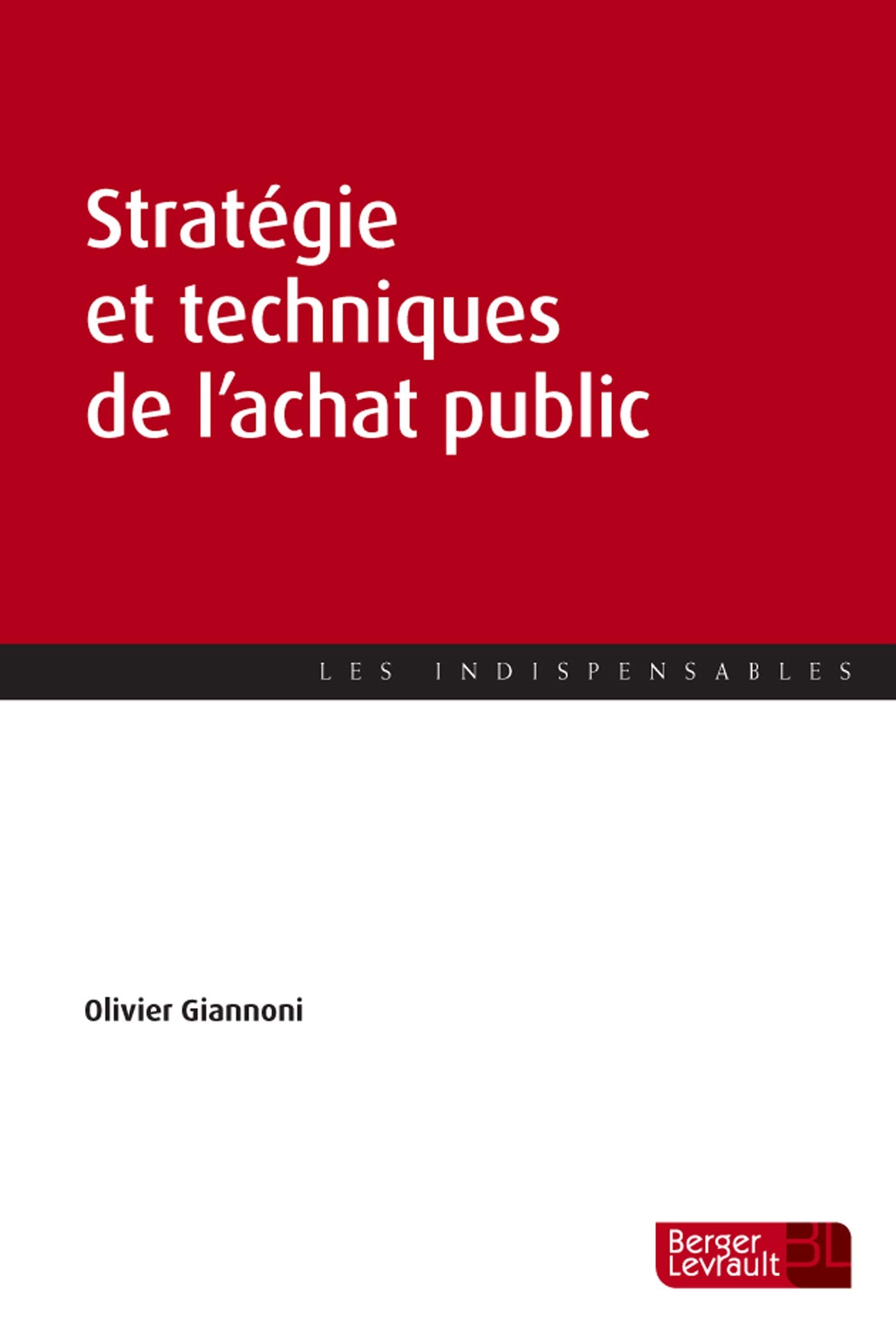 Stratégie et techniques de l'achat public 9782701320625