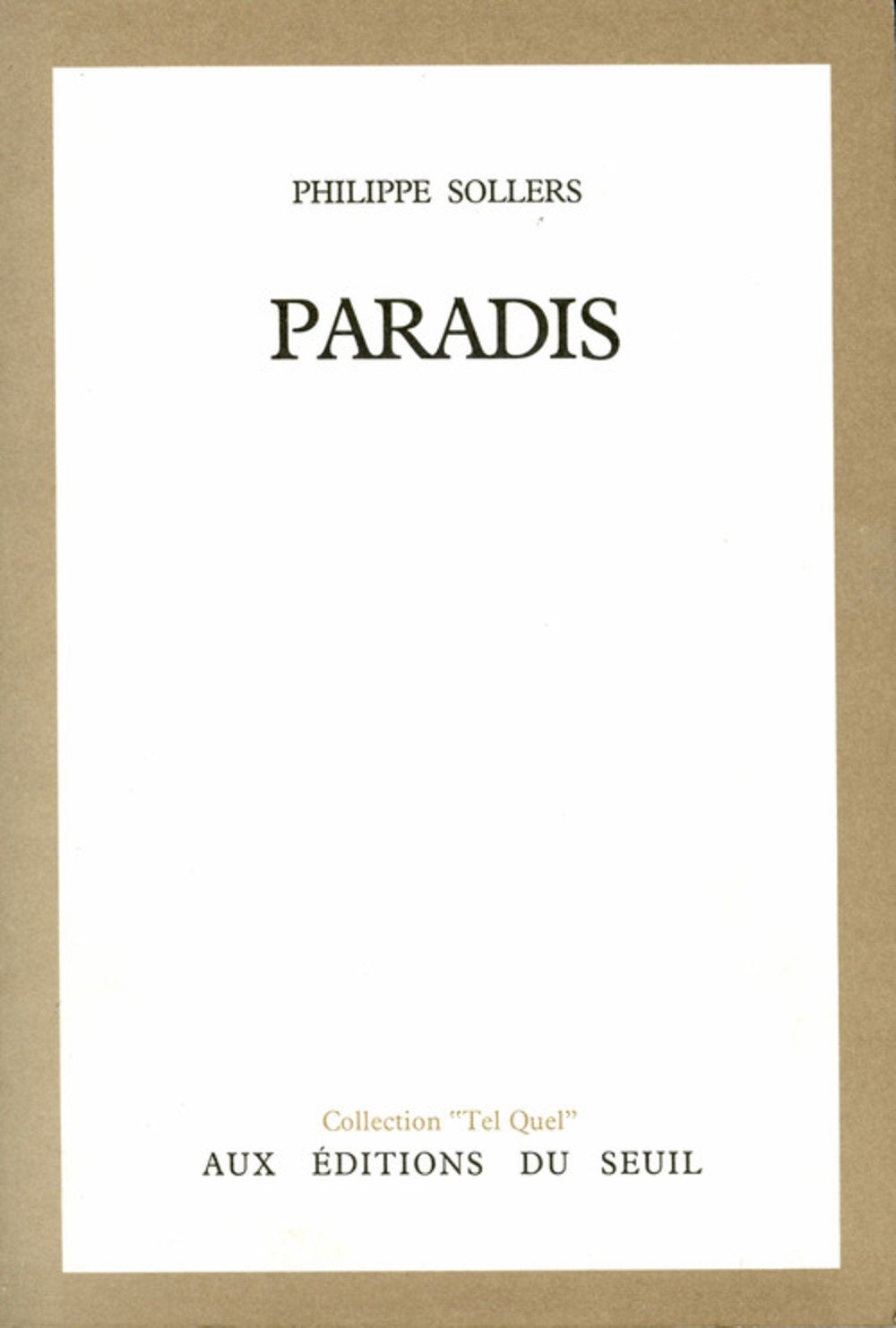 Paradis 9782020057288